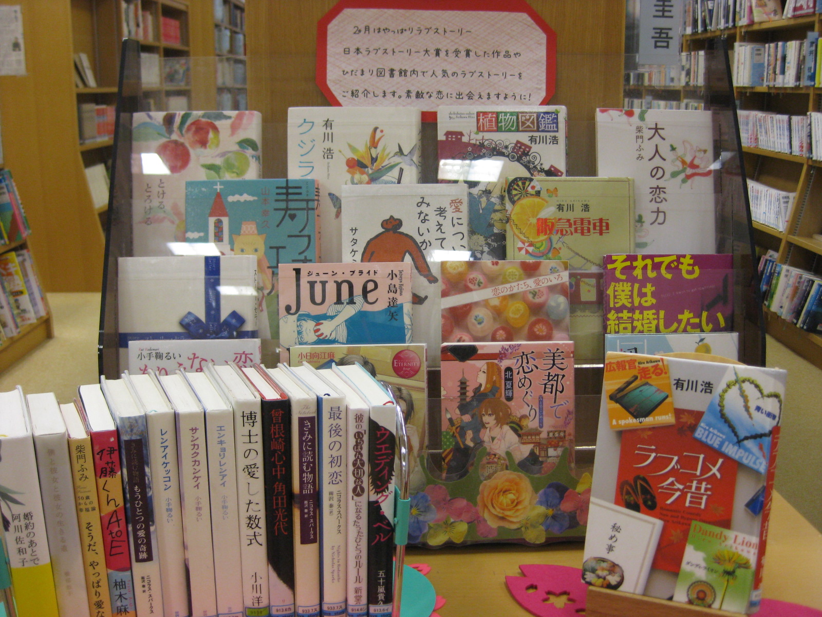 えみりんの司書日記 ラブストーリー編 ひだまり図書館ブログ 山鹿市立図書館